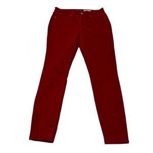 Aeropostale Femme Jegging Taille Haute Très Extensible – Rouge – Taille 0R